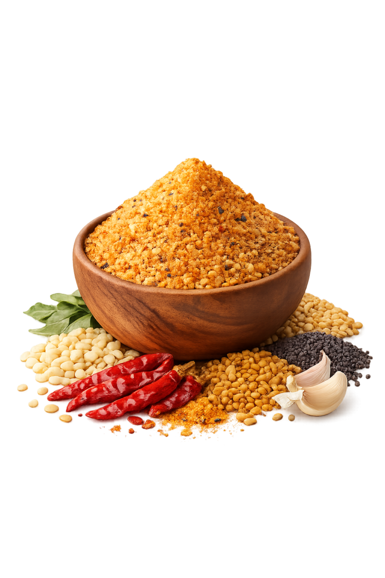 Idli Podi, home made